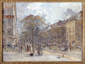 Boulevard des Italiens, in morning light, between 1902 and 1903.