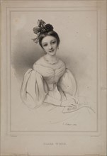 Portrait of Clara Schumann (1819-1896), 1832. Private Collection.