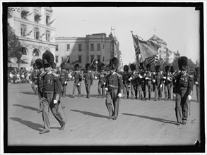 Parade On Pennsylvania Ave - Marching Band, between 1910 and 1921.