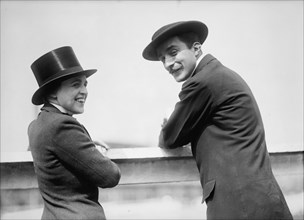 Bonaparte, Jerome - At Horse Show with Miss Ellen Rasmussen, 1912.