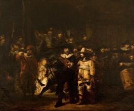 La Ronde de nuit, d'après Rembrandt, c.1853.