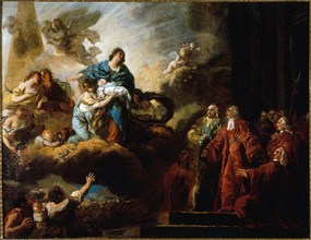 Allegory of the birth of the dauphin, October 22, 1781.