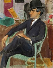 Portrait of the artist Jules Pascin (1885-1930), 1921. Found in the collection of the Göteborg Konstmuseum.