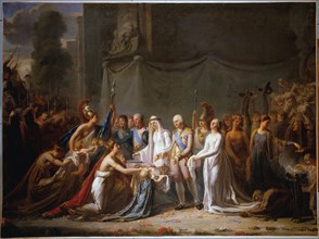 Allegory of the entry of Louis XVIII into Paris, May 3, 1814.