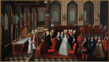 Golden wedding anniversary of Mr. and Mrs. Robinet de Pontagny, 1742.