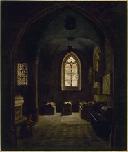The 13th century room at the Museum of French Monuments, 1816.