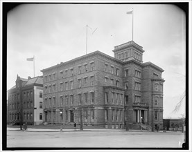 U.S. Public Health Service building, B St., SE, between 1910 and 1920.