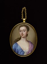 Portrait thought to be Lady Margaret Chudleigh, between 1750 and 1760.