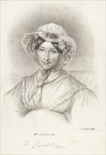 Portrait of Frances Trollope (1779-1863) , 1839. Private Collection.