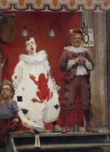 Grimaces et misère - Les Saltimbanques (clown blanc et bonisseur), 1888.
