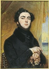 Portrait of Eugène Sue (1804-1857), novelist, 1836.