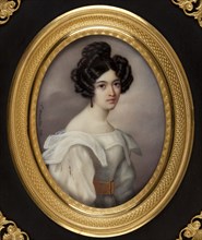 Portrait of Alexandra Smirnova-Rosset (1809-1882), c. 1830. Creator: Martin, E. (active ca 1830).