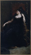 Portrait de -Gabrielle Krauss (1842-1906), chanteuse, 1883.