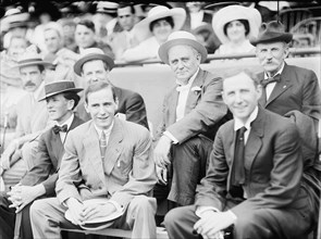Baseball, Professional, Champ Clark, with Son Bennett, Left Center, 1912.