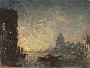 Venise au coucher du soleil, between 1870 and 1880.
