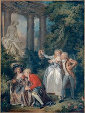 L'Offrande à Vénus (An Offering to Venus), 1786. Creator: Trinquesse, Louis Rolland (c. 1746-1800).