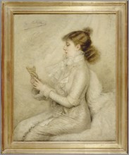 Portrait of Sarah Bernhardt (1844-1923), dramatic artist, after 1879.
