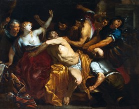 Samson Captured by the Philistines, First Half of 17th cen. Creator: De Ferrari, Orazio (1607-1657).