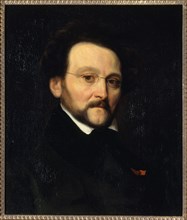 Portrait of Léon Cogniet (1794-1880), painter, c1840.