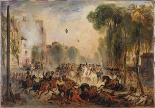 The Fieschi attack, boulevard du Temple, July 28, 1835.