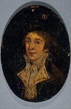 Portrait of a man, formerly presumed to be Le Peletier of Saint-Fargeau, c1789.