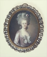 Portrait thought to be the Countess of Artois, c1775.