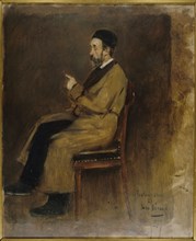 Portrait of Jean-Jacques Weiss (1827-1891), editor of "Journal des Debats", 1889.