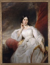 Portrait of Maria Malibran-Garcia (1808-1836), in the role of Des Démone, 1830.