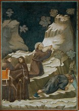 Miracle of the Spring (from Legend of Saint Francis), 1295-1300. Found in the collection of the Basilika San Francesco, Assisi.