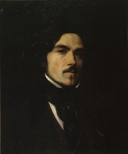Portrait of Eugène Delacroix (1798-1863), painter, c1840.
