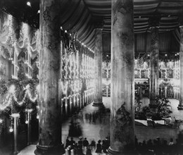 Inaugural decorations, McKinley inauguration, Pension Building, 1898.