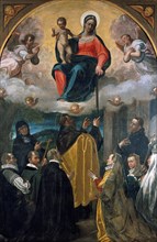 Madonna of the Holy Belt (Madonna della cintura), c.1600-1605. Creator: Cavagna, Giovan Paolo (1550-1627).