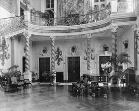 Ballroom in Larz Anderson house, Washington D.C., between 1890 and 1940.