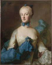 Portrait of Marie-Anne-Josèphe de Bavaria, Margravine de Baden (1734-1776), c1750.