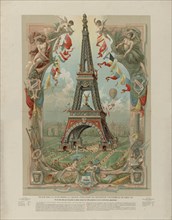 Ce que sera la tour Eiffel la grande attraction de Exposition universelle de 1889, 1889. Private Collection.