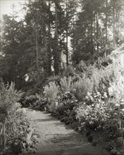 High Hatch, Thomas Kerr garden, SW Military Lane, Portland, Oregon, 1923.