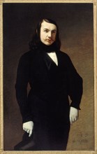 Portrait of Théophile Gautier (1811-1872), poet, novelist and criticism, 1839.