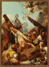 Crucifiement de saint Pierre. Esquisse pour le "may" de Notre-Dame de 1643, 1643.