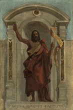 Sketch for the Church of Notre-Dame-de-Bonne-Nouvelle: Saint John the Baptist, c1840.
