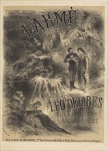 Poster for the première of the opera Lakmé by Léo Delibes , 1883. Private Collection.