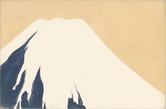 Mount Fuji. From the series "A World of Things (Momoyogusa)", 1909-1910. Private Collection.