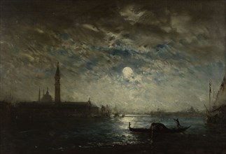 Venise et le Campanile au clair de lune, between 1870 and 1890.