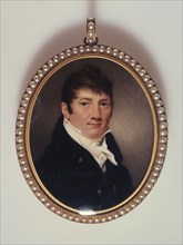 Portrait of a man, said to be a portrait of Sir N. Vincent, c1800.