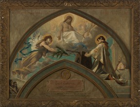 Esquisse pour l'église de Champigny-sur-Marne : le Martyre de saint Saturnin, 1876.
