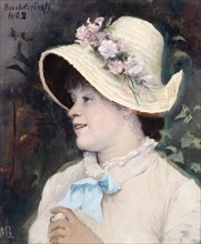 La Parisienne, portrait of Irma, model at the Academie Julian, 1882.