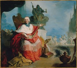 Portrait du cardinal Louis Antoine de Noailles (1651-1729), archevêque de Paris, c1729.