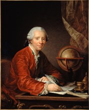 Portrait of Jean Le Rond d'Alembert (1717-1783), mathematician and philosopher, 1777.