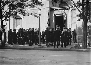 Schley, Winfield Scott, Rear Admiral, U.S.N. Funeral, St. John's Church - Pallbearers, 1911.