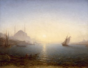 Constantinople, Sainte-Sophie au soleil levant, between 1870 and 1890.