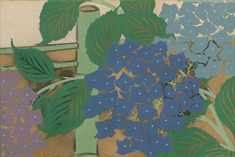 Hydrangea (Ajisai). From the series "A World of Things (Momoyogusa)", 1909-1910. Private Collection.